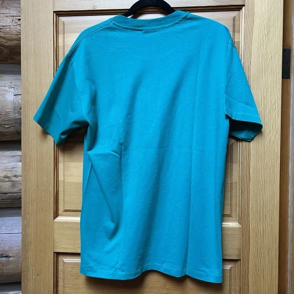 VTG 90s Hanes 50/50 Single Stitch Mens Large Silver Shooting Stars Tee Shirt NOS - Picture 3 of 7